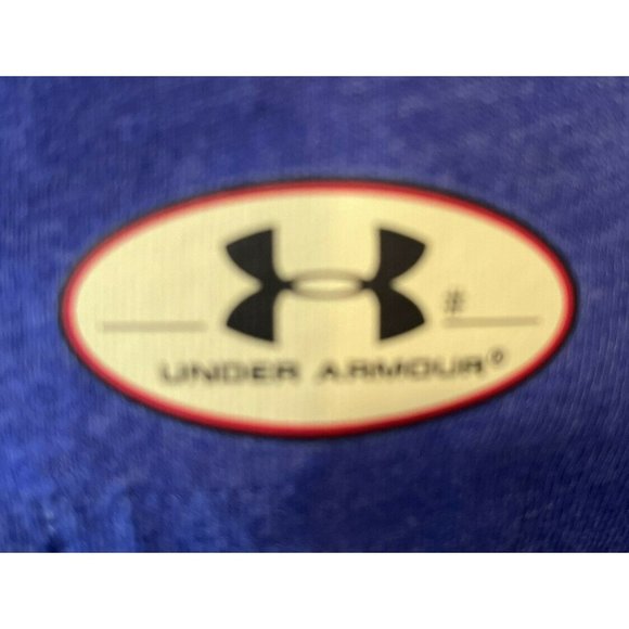 UNDER ARMOUR Blue Athletic Short Sleeve Shirt Top "Make History" Woman’s Medium - Picture 6 of 6